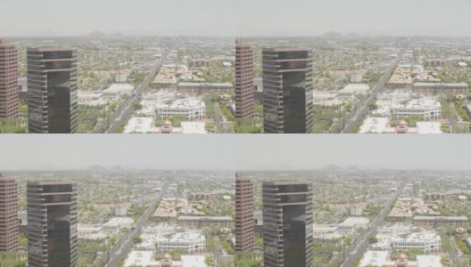 亚利桑那州凤凰城的轮廓高清在线视频素材下载