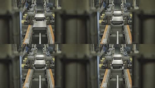 暖气片厂的生产线高清在线视频素材下载