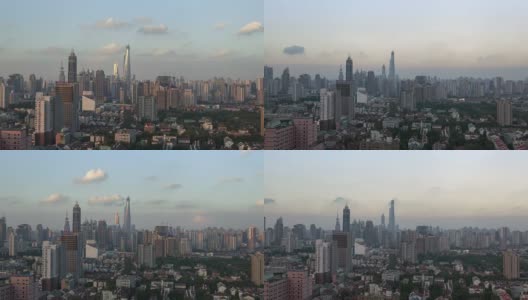 上海城市风光，4k，定时拍摄，夜景高清在线视频素材下载