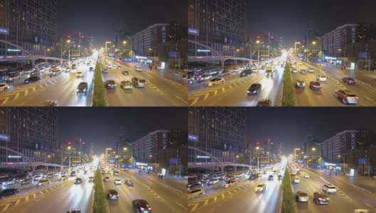 北京CBD夜景高清在线视频素材下载