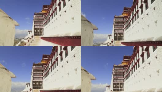 布达拉宫的延时摄影高清在线视频素材下载