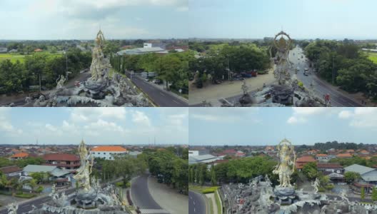 Titi Banda雕像是巴厘岛环岛上的一座雕塑综合体高清在线视频素材下载