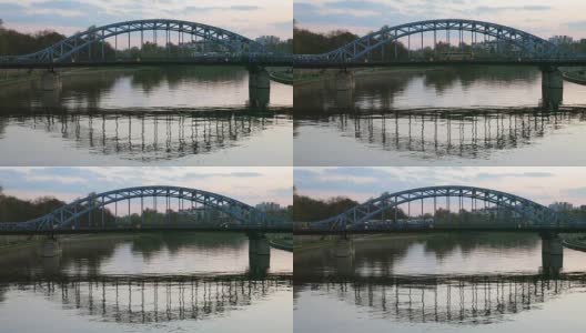 桥的夜景高清在线视频素材下载