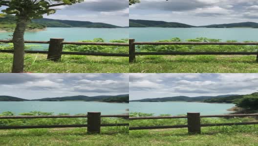 春天的Miyagase湖高清在线视频素材下载