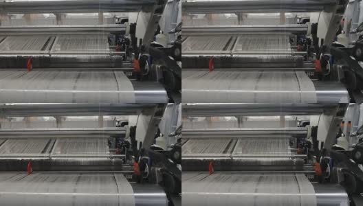 现代自动纺丝机高清在线视频素材下载