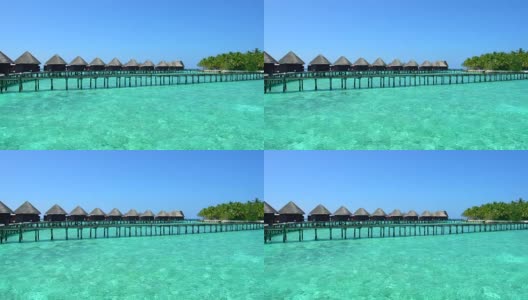 4K马尔代夫海滩度假-暑假高清在线视频素材下载