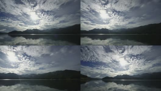 4K摇摄日出湖景。高清在线视频素材下载