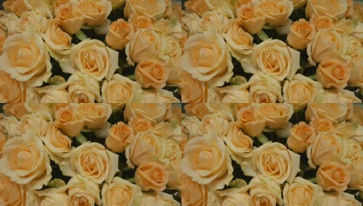 一束玫瑰作装饰高清在线视频素材下载