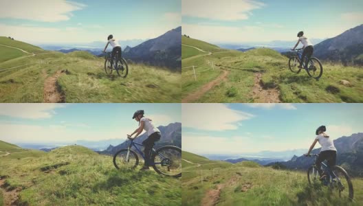 山地自行车高清在线视频素材下载