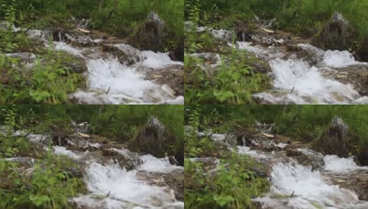 粗糙的山河高清在线视频素材下载