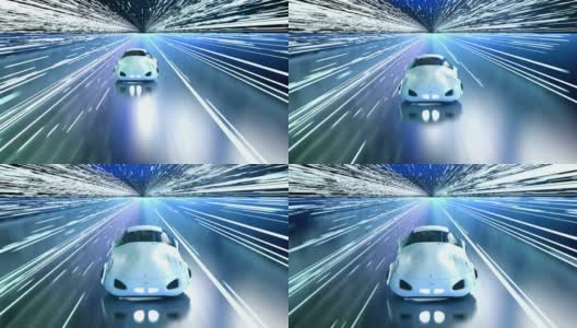 无人驾驶汽车或自动驾驶汽车高清在线视频素材下载