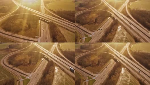 高速公路路口高清在线视频素材下载