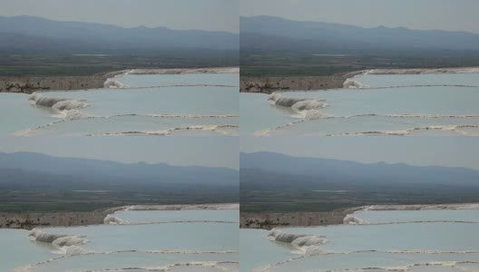 棉花城堡“Pamukkale”高清在线视频素材下载