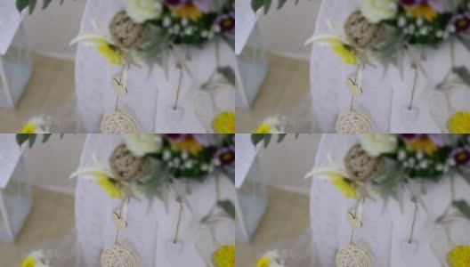 婚礼装饰高清在线视频素材下载