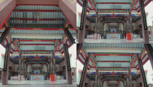 中国的神殿，向下倾斜高清在线视频素材下载