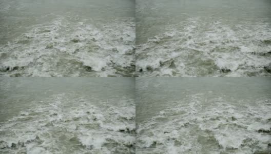 土耳其的暴风河，俯视图高清在线视频素材下载