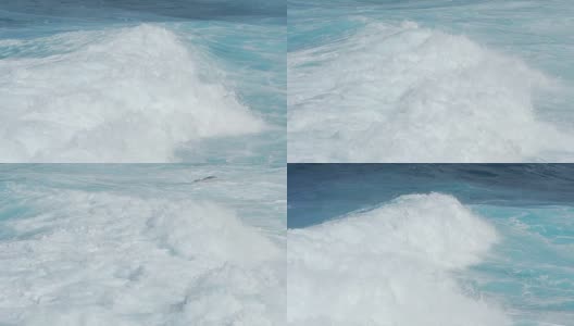 海浪拍打着高清在线视频素材下载