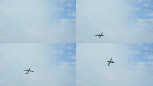 飞机从机场起飞高清在线视频素材下载