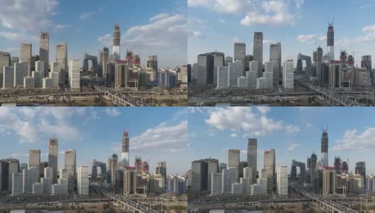 T/L WS HA PAN高视角北京市中心/北京，中国高清在线视频素材下载