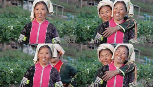 拉祜族妇女。高清在线视频素材下载