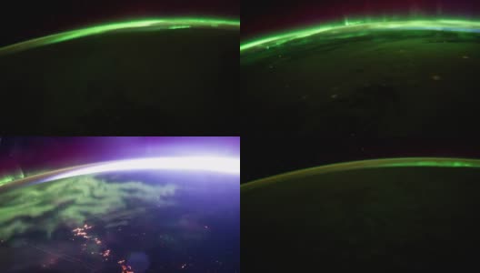 地球上空的极光为4K高清在线视频素材下载