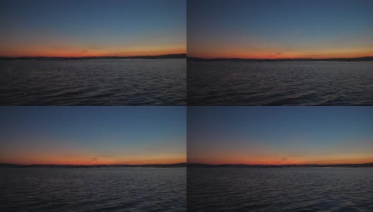 北海银滩日落，中国高清在线视频素材下载