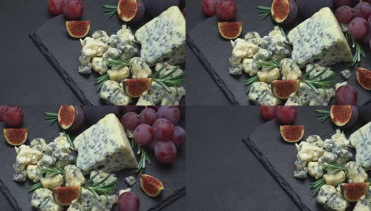 羊奶干酪和无花果的视频高清在线视频素材下载