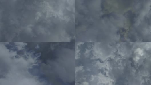 自然云-向右扩张的气流。(循环)高清在线视频素材下载