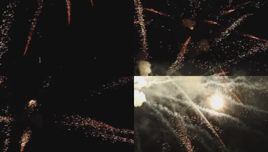 烟花在天空中庆祝农历新年21高清在线视频素材下载
