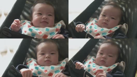 4K，日本宝宝的父母视频。高清在线视频素材下载