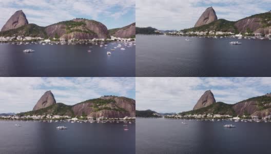 弗拉门戈垃圾填埋场，瓜纳巴拉湾，里约热内卢，RJ，无人机航拍，2022年。高清在线视频素材下载
