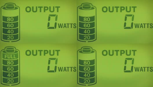 正在充电的电池图标高清在线视频素材下载