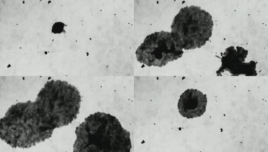 纸上的墨迹-时间流逝- 1080hd高清在线视频素材下载