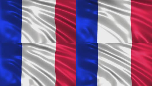 法国的国旗高清在线视频素材下载