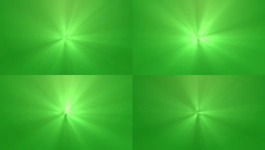 光线与绿色闪烁粒子背景高清在线视频素材下载