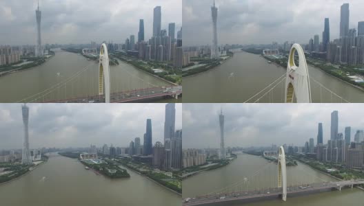 广州市航拍高清在线视频素材下载