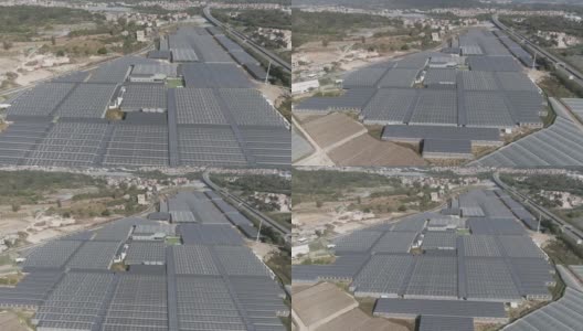农村太阳能发电站高清在线视频素材下载