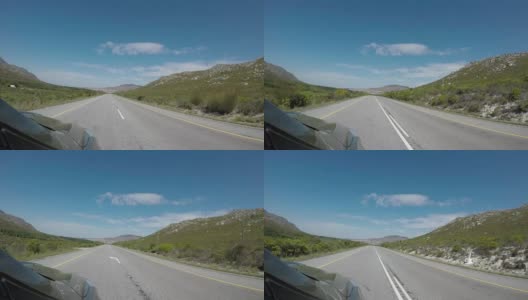4K运输-沿着道路驾驶高清在线视频素材下载