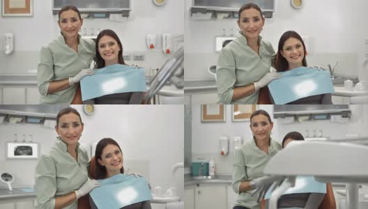高清多莉:一个女牙医和病人的肖像高清在线视频素材下载