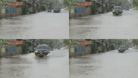 小货车遇水高清在线视频素材下载