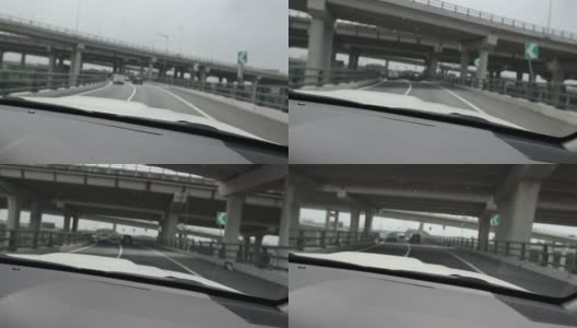 在中国高速公路上开车高清在线视频素材下载