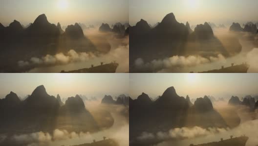 漓江风光最美的地方高清在线视频素材下载