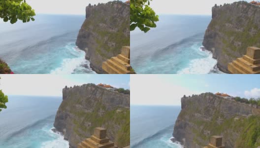 巴厘岛山上的美景高清在线视频素材下载