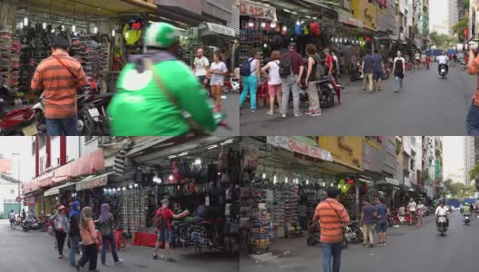 4k越南西贡(胡志明市)道路交通电影高清在线视频素材下载