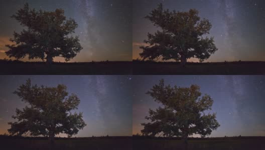 星夜间隔拍摄高清在线视频素材下载