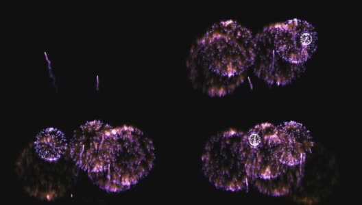 爆炸的烟花高清在线视频素材下载