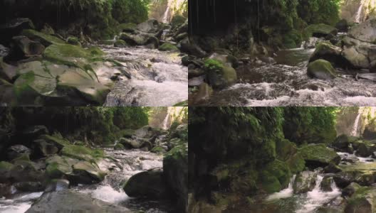河流和瀑布高清在线视频素材下载