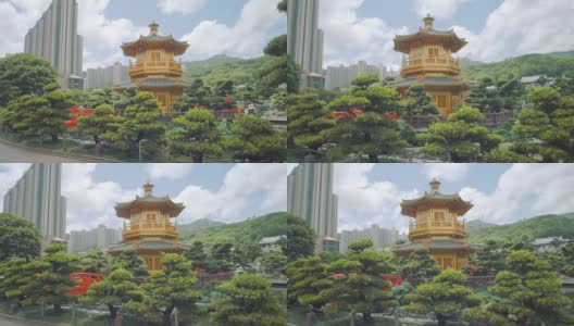 香港南莲花园高清在线视频素材下载