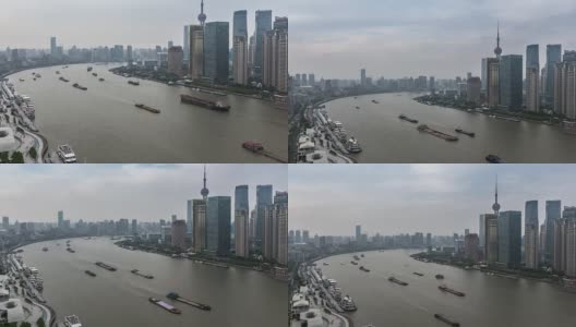 T/L ZO TU上海天际线高清在线视频素材下载