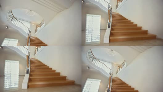 高清:豪华楼梯高清在线视频素材下载